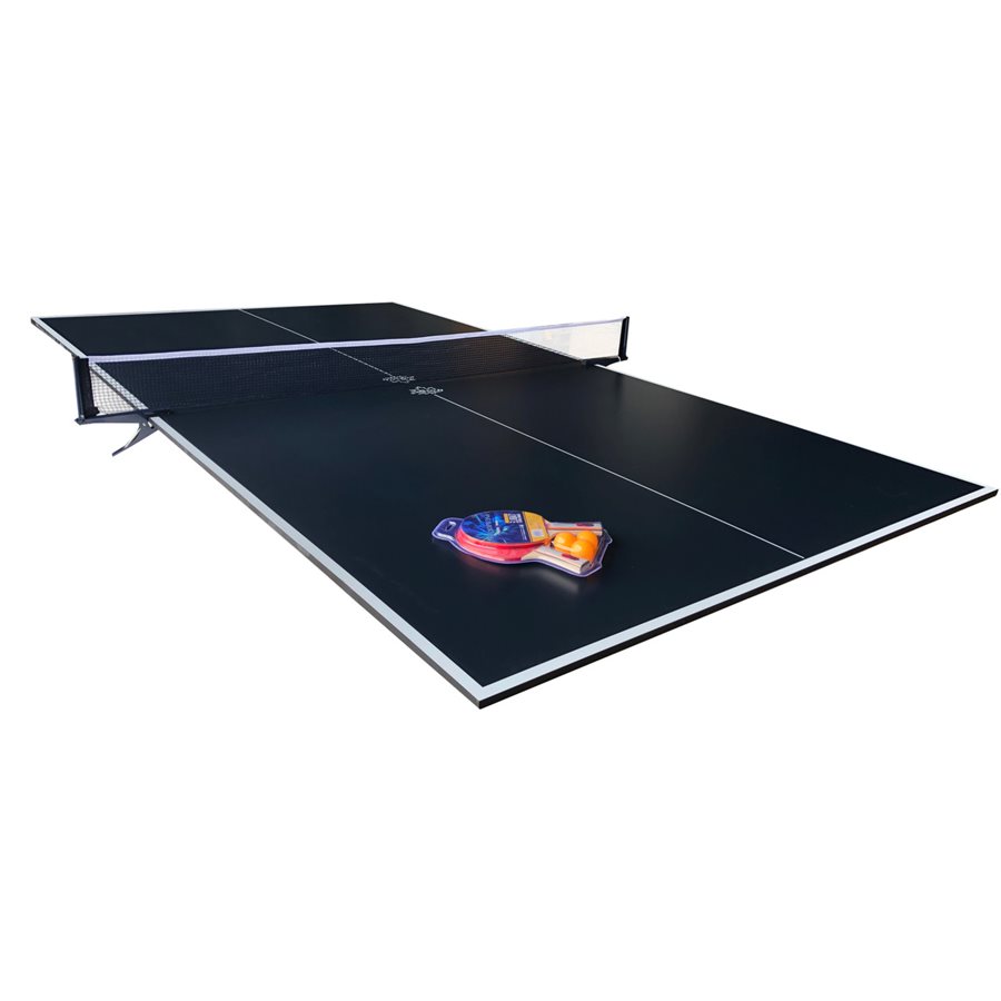 DESSUS DE TABLE DE PING PONG AVEC ACCESSOIRES