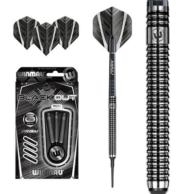 DARD SOFT TIP WINMAU 18 GR BLACKOUT 90%TUNGTEN