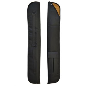 ETUI SOUPLE NYLON NOIR / TAN 1M / 1F