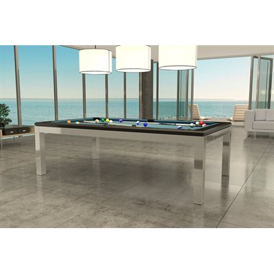 TABLE DE BILLARD CONDO EVOLUTION 7` PATTES STAINLESS