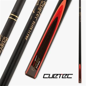 Baguette de snooker Professionel Cuetec noir 10mm