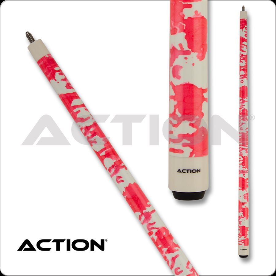 BAGUETTE ACTION VALUE WHITE / PINK SPLATTER PAINT